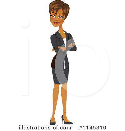 Business Woman Clipart #1145310 by Amanda Kate