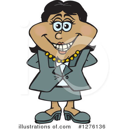 Businesswoman Clipart #1276136 by Dennis Holmes Designs