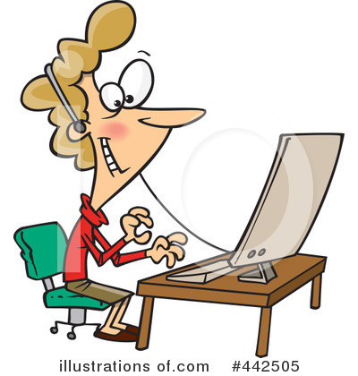 Computer Clipart #442505 by toonaday