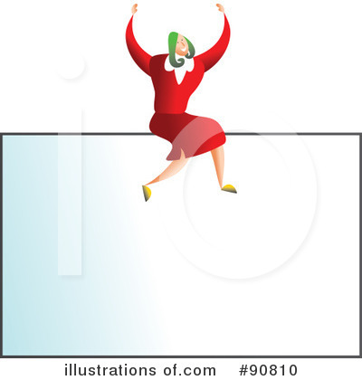 Royalty-Free (RF) Businesswoman Clipart Illustration by Prawny - Stock Sample #90810