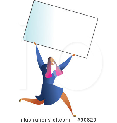 Royalty-Free (RF) Businesswoman Clipart Illustration by Prawny - Stock Sample #90820