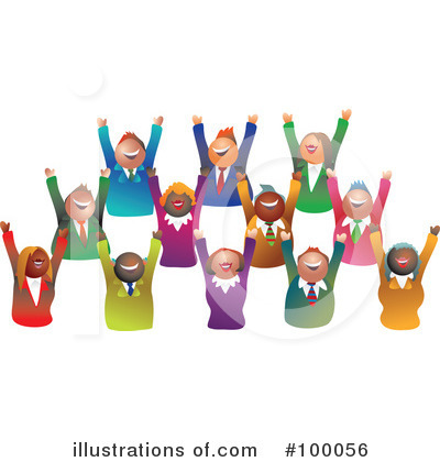 Royalty-Free (RF) Businses Team Clipart Illustration by Prawny - Stock Sample #100056