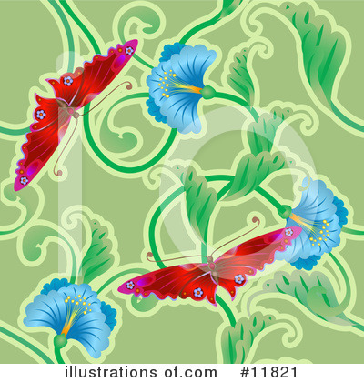 Butterfly Clipart #11821 by AtStockIllustration