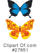 Butterflies Clipart #27851 by KJ Pargeter