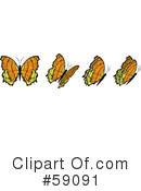 Butterflies Clipart #59091 by Frisko