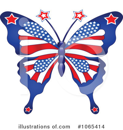 American Flag Clipart #1065414 by Pushkin