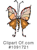 Butterfly Clipart #1091721 by Steve Klinkel