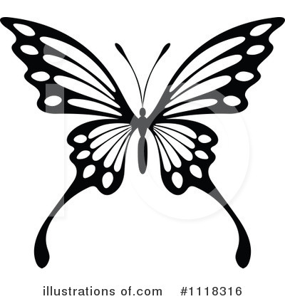 Butterflies Clipart #1118316 by Vector Tradition SM