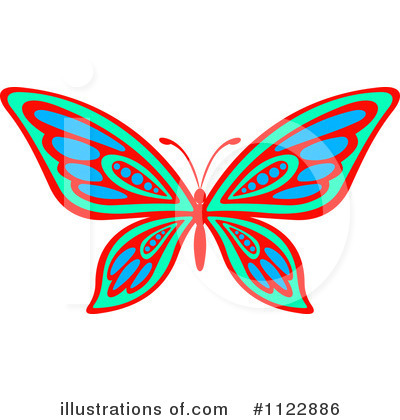 Butterfly Clipart #1122886 by Vector Tradition SM