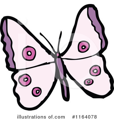 Royalty-Free (RF) Butterfly Clipart Illustration by lineartestpilot - Stock Sample #1164078