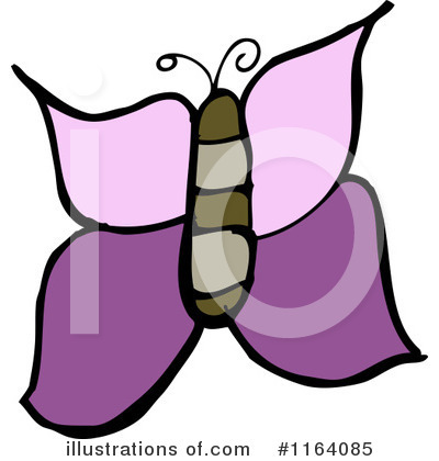 Royalty-Free (RF) Butterfly Clipart Illustration by lineartestpilot - Stock Sample #1164085