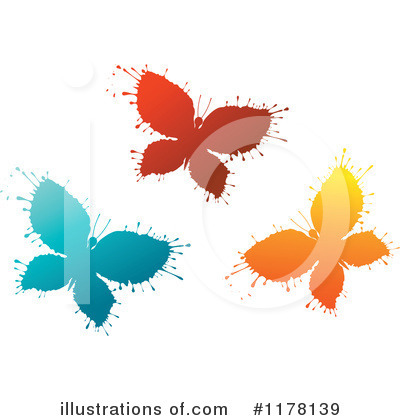 Butterflies Clipart #1178139 by Vector Tradition SM