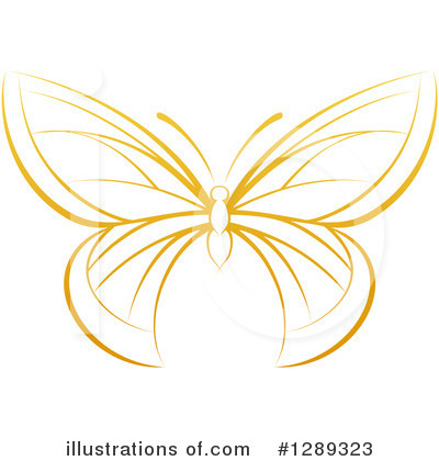 Royalty-Free (RF) Butterfly Clipart Illustration by AtStockIllustration - Stock Sample #1289323