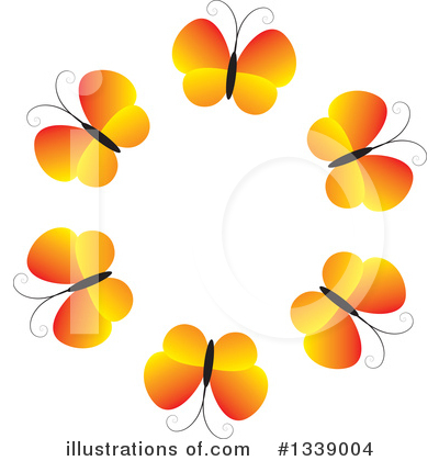 Butterfly Clipart #1339004 by ColorMagic