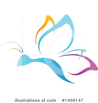 Royalty-Free (RF) Butterfly Clipart Illustration by dero - Stock Sample #1400147