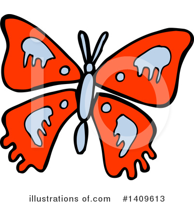 Royalty-Free (RF) Butterfly Clipart Illustration by lineartestpilot - Stock Sample #1409613