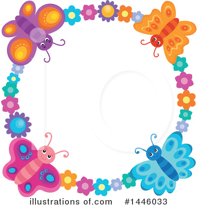 Royalty-Free (RF) Butterfly Clipart Illustration by visekart - Stock Sample #1446033