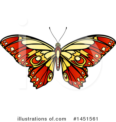 Butterflies Clipart #1451561 by AtStockIllustration