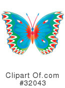 Butterfly Clipart #32043 by Alex Bannykh