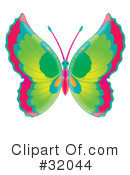 Butterfly Clipart #32044 by Alex Bannykh