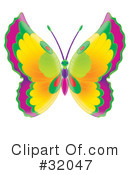Butterfly Clipart #32047 by Alex Bannykh