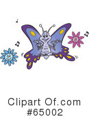 Butterfly Clipart #65002 by Dennis Holmes Designs