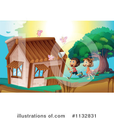 Cabin Clipart #1132831 - Illustration by Graphics RF