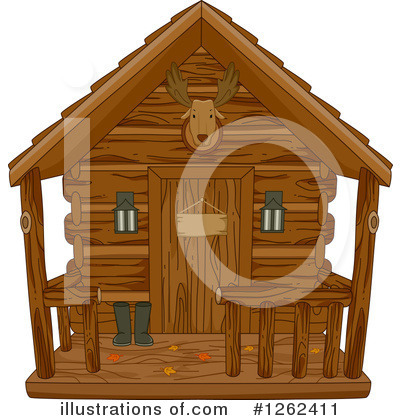 Royalty-Free (RF) Cabin Clipart Illustration by BNP Design Studio - Stock Sample #1262411