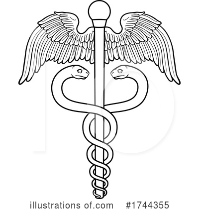 Royalty-Free (RF) Caduceus Clipart Illustration by AtStockIllustration - Stock Sample #1744355