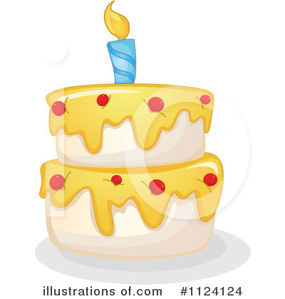 Cake Clipart #1124100 - Illustration by Graphics RF