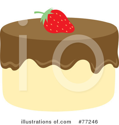 Royalty-Free (RF) Cake Clipart Illustration by Rosie Piter - Stock Sample #77246