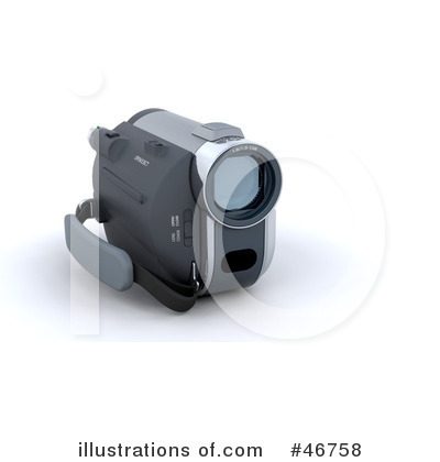 Royalty-Free (RF) Camcorder Clipart Illustration by KJ Pargeter - Stock Sample #46758