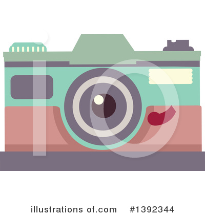Royalty-Free (RF) Camera Clipart Illustration by BNP Design Studio - Stock Sample #1392344