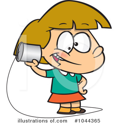 Royalty-Free (RF) Can Phone Clipart Illustration by toonaday - Stock Sample #1044365