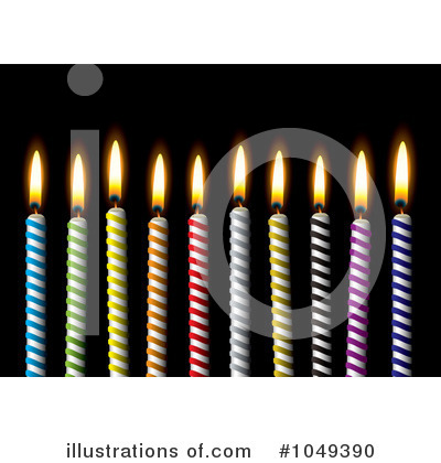 Royalty-Free (RF) Candles Clipart Illustration by michaeltravers - Stock Sample #1049390