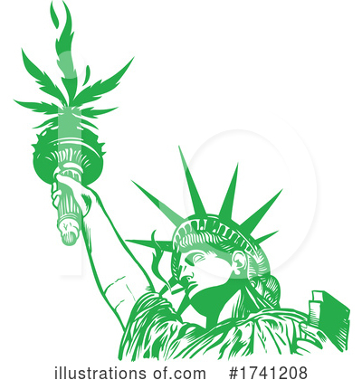 Statue Of Liberty Clipart #1741208 by Domenico Condello