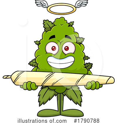 Royalty-Free (RF) Cannabis Clipart Illustration by Hit Toon - Stock Sample #1790788