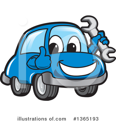 Garage Clipart #1365193 by Mascot Junction