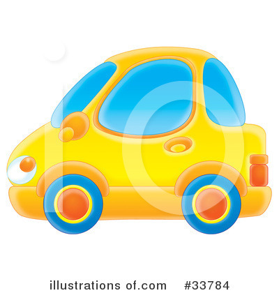 Royalty-Free (RF) Car Clipart Illustration by Alex Bannykh - Stock Sample #33784