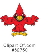 Cardinal Character Clipart #62750 by Mascot Junction