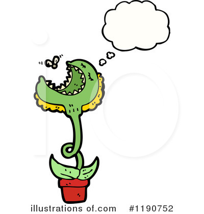 Royalty-Free (RF) Carnivorus Plant Clipart Illustration by lineartestpilot - Stock Sample #1190752