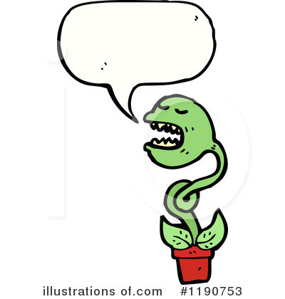 Carnivorus Plant Clipart #1190753 by lineartestpilot