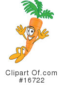 Carrot Character Clipart #16722 by Mascot Junction