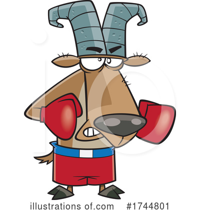 Boxer Clipart #1744801 by toonaday