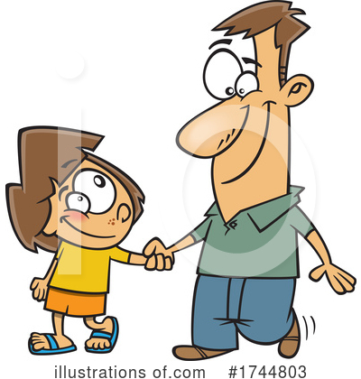 Holding Hands Clipart #1744803 by toonaday