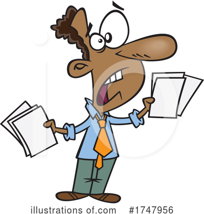 Paperwork Clipart #1747956 by toonaday