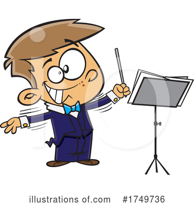 Music Conductor Clipart #1749736 by toonaday