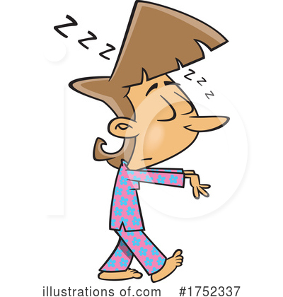 Sleeping Clipart #1752337 by toonaday