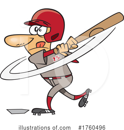 Baseball Bat Clipart #1760496 by toonaday