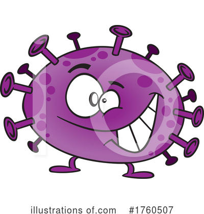 Coronavirus Clipart #1760507 by toonaday
